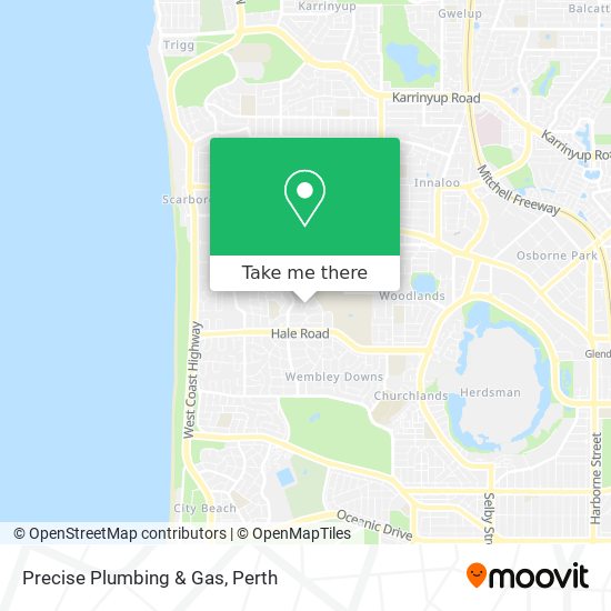 Precise Plumbing & Gas map