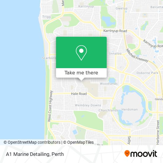 A1 Marine Detailing map