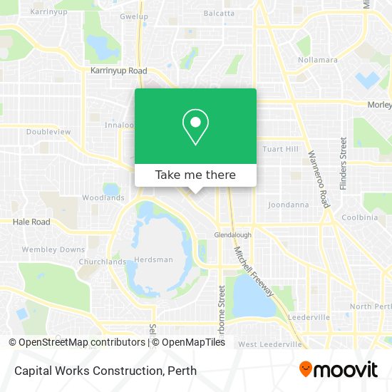 Capital Works Construction map