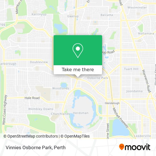 Vinnies Osborne Park map