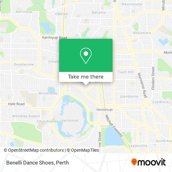 Benelli Dance Shoes map