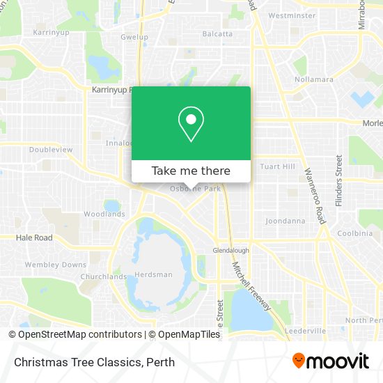 Christmas Tree Classics map