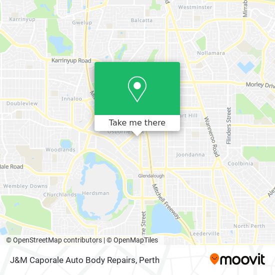 J&M Caporale Auto Body Repairs map