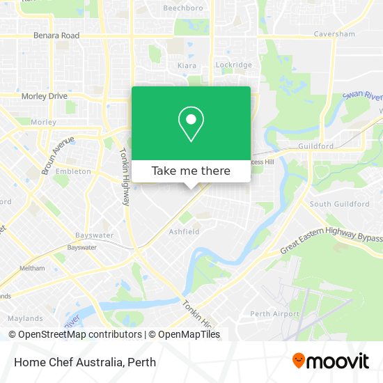 Home Chef Australia map