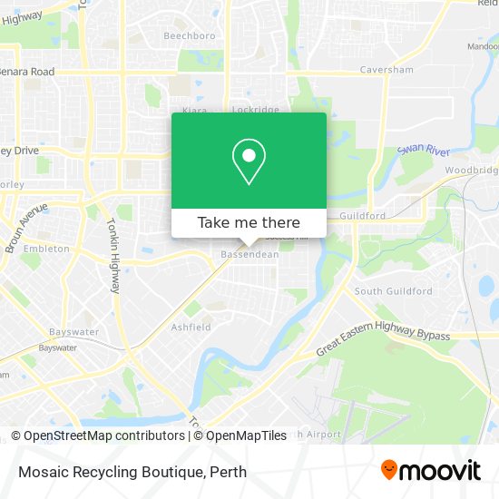 Mosaic Recycling Boutique map