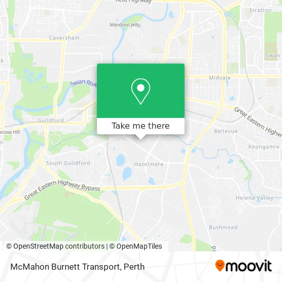 McMahon Burnett Transport map