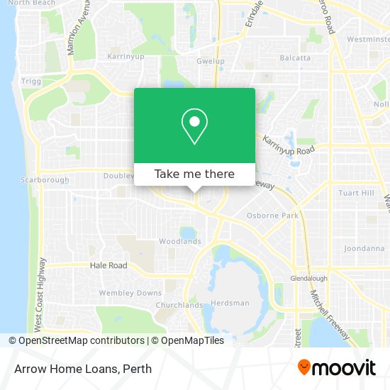 Arrow Home Loans map