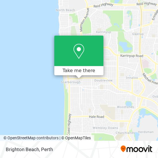 Brighton Beach map