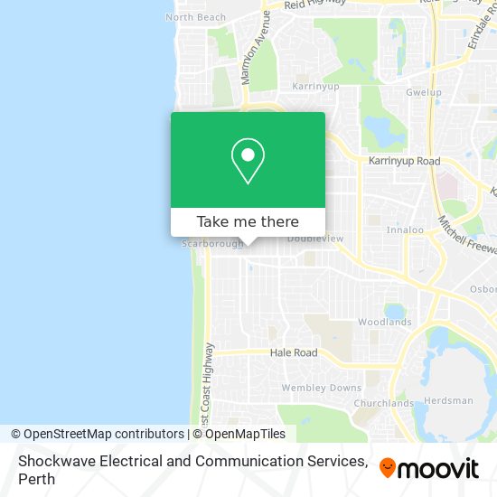 Shockwave Electrical and Communication Services map