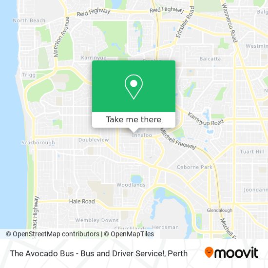 The Avocado Bus - Bus and Driver Service! map