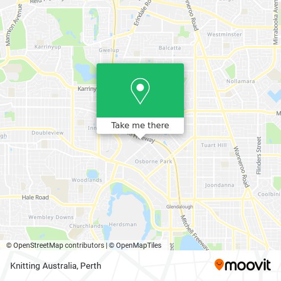 Knitting Australia map
