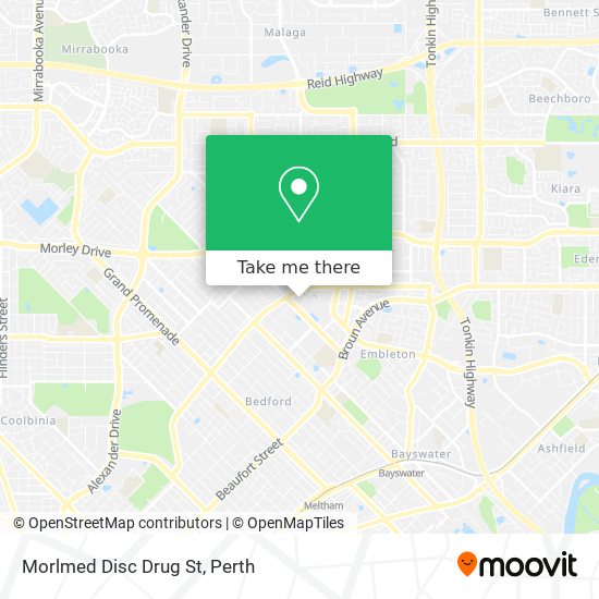 Morlmed Disc Drug St map
