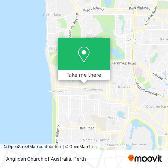 Anglican Church of Australia map