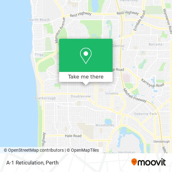 A-1 Reticulation map