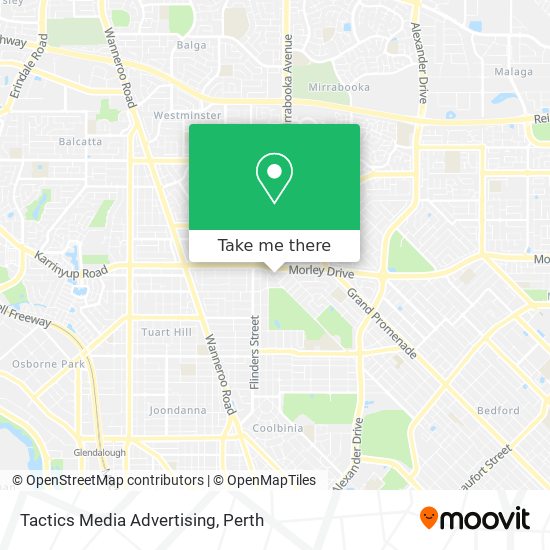 Tactics Media Advertising map