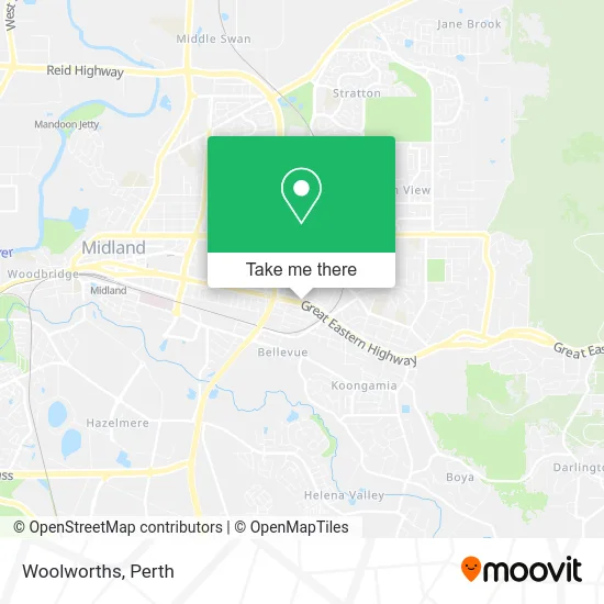 Mapa Woolworths