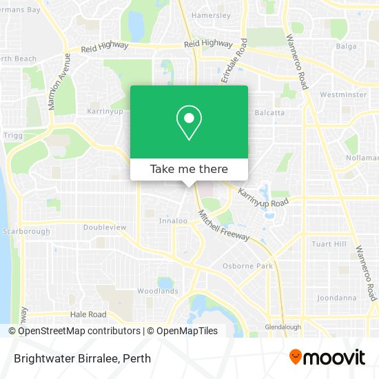 Brightwater Birralee map