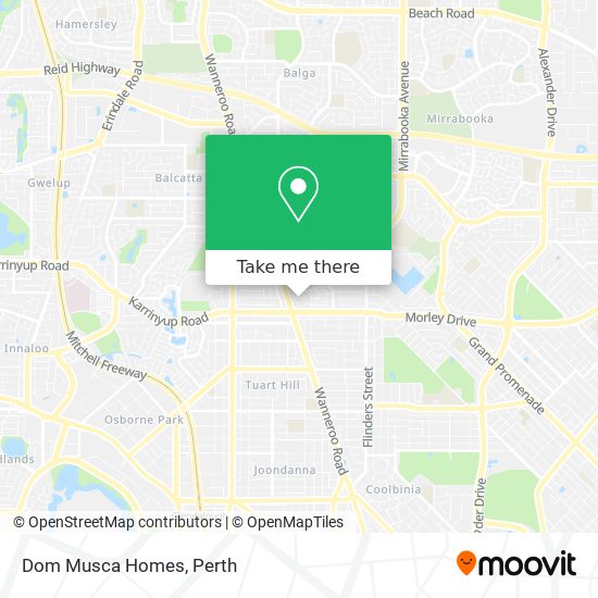 Dom Musca Homes map