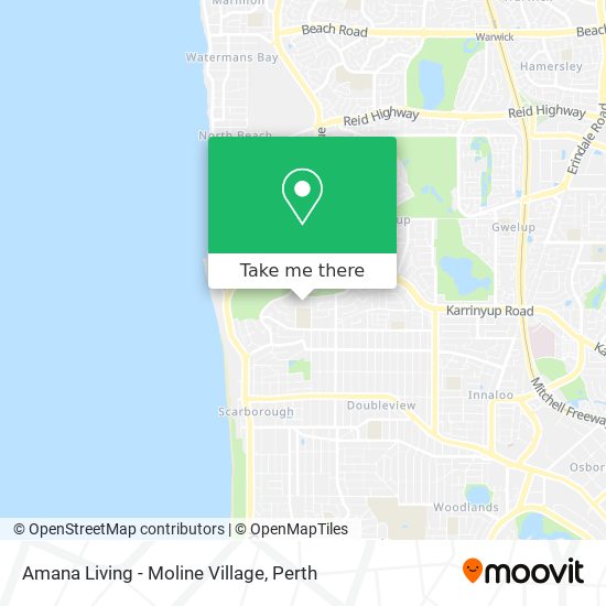 Amana Living - Moline Village map