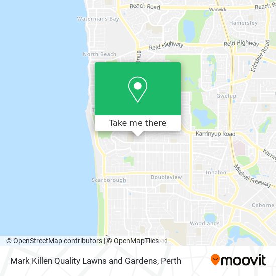 Mark Killen Quality Lawns and Gardens map