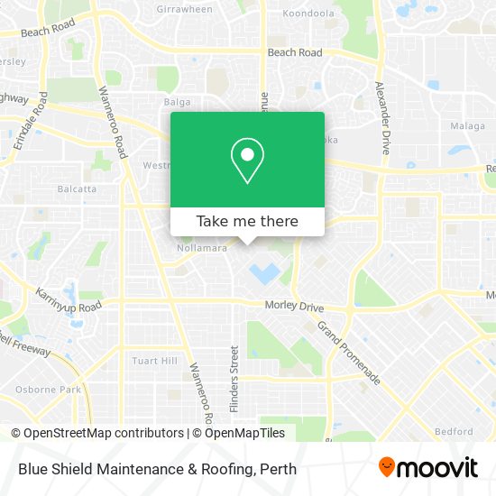 Blue Shield Maintenance & Roofing map