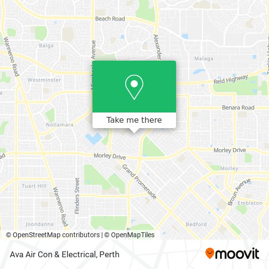 How to get to Ava Air Con & Electrical in Dianella by Bus?