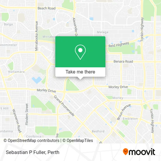 Mapa Sebastian P Fuller