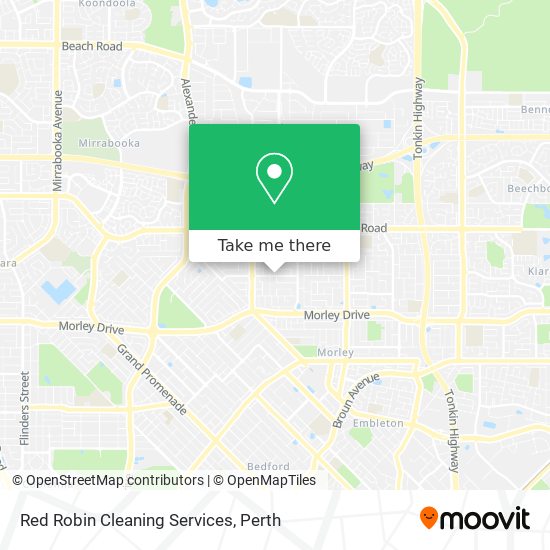 Red Robin Cleaning Services map