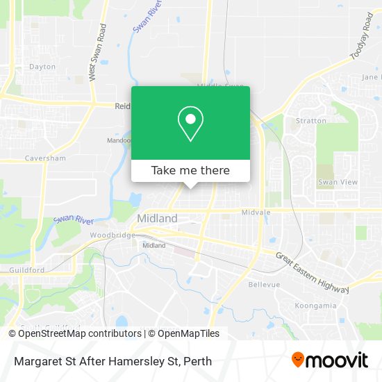 Margaret St After Hamersley St map