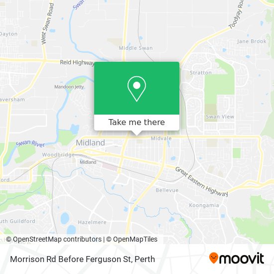 Morrison Rd Before Ferguson St map