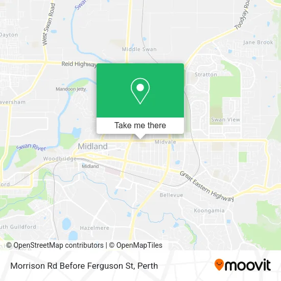 Morrison Rd Before Ferguson St map