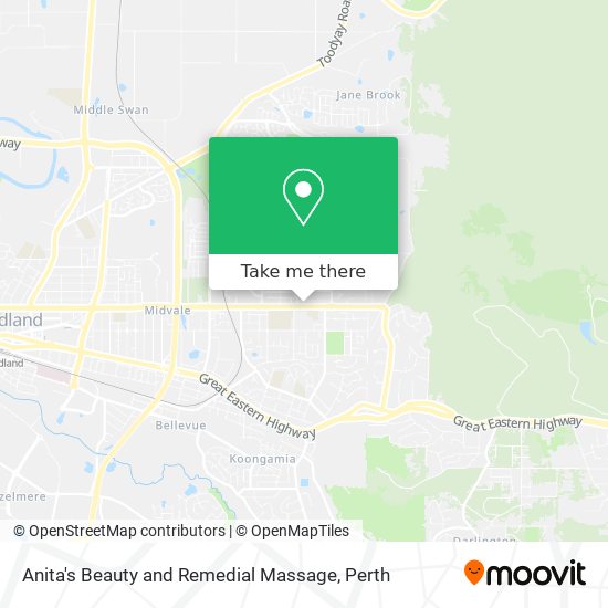 Anita's Beauty and Remedial Massage map