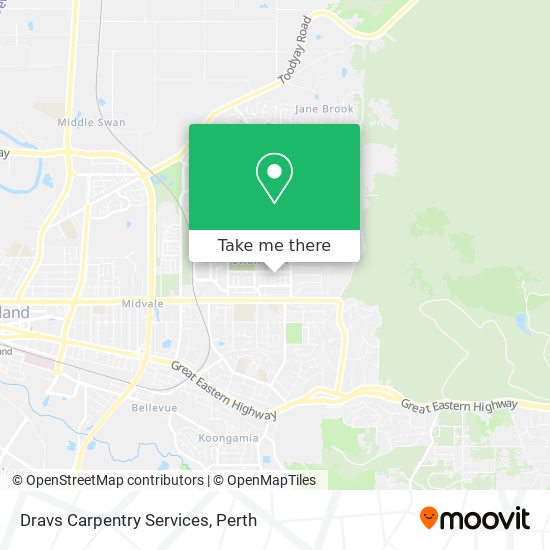 Dravs Carpentry Services map