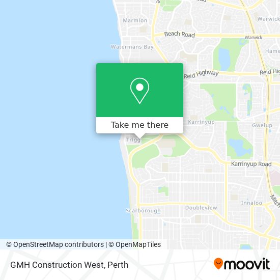 GMH Construction West map