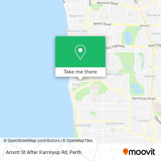 Arnott St After Karrinyup Rd map