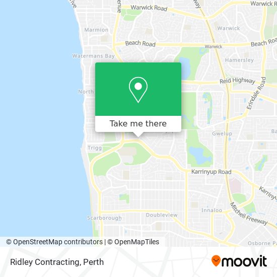 Ridley Contracting map