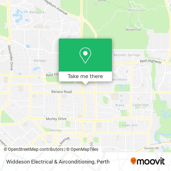 Widdeson Electrical & Airconditioning map