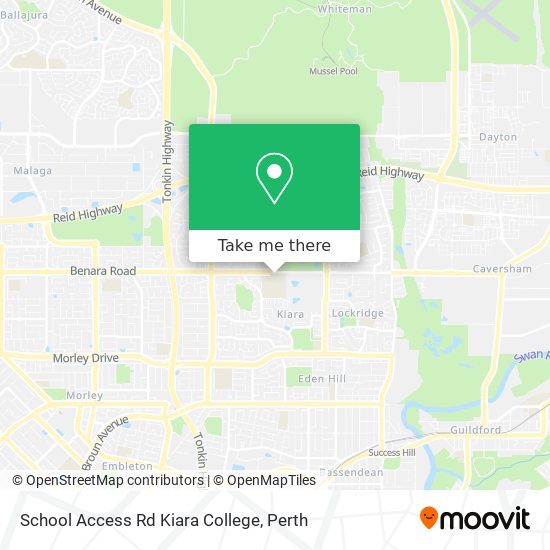 School Access Rd Kiara College map