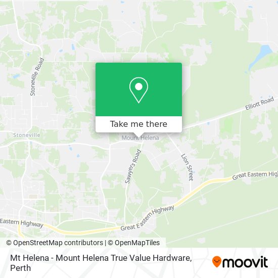 Mt Helena - Mount Helena True Value Hardware map