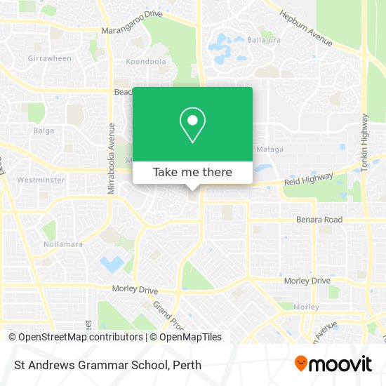 St Andrews Grammar School map