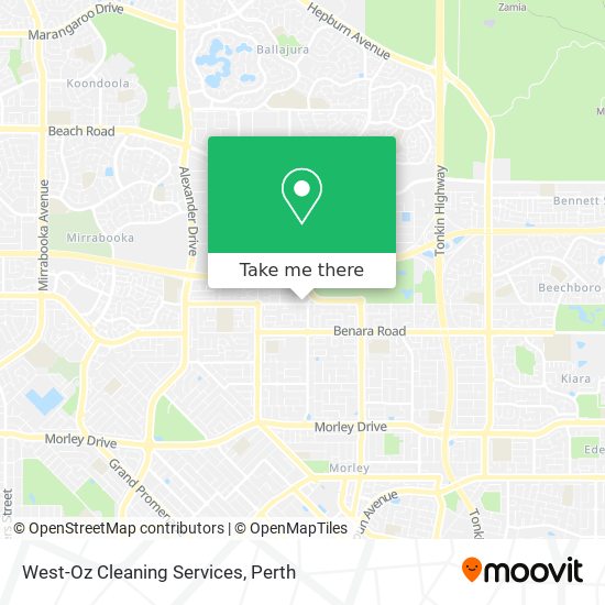 West-Oz Cleaning Services map