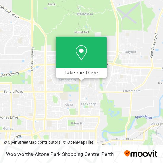 Woolworths-Altone Park Shopping Centre map