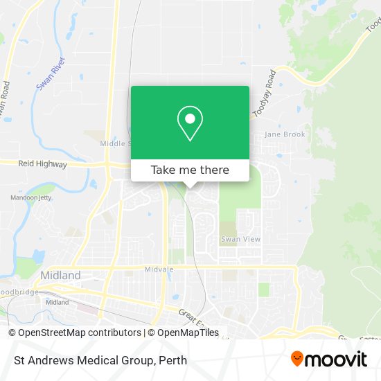 St Andrews Medical Group map