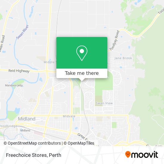 Freechoice Stores map