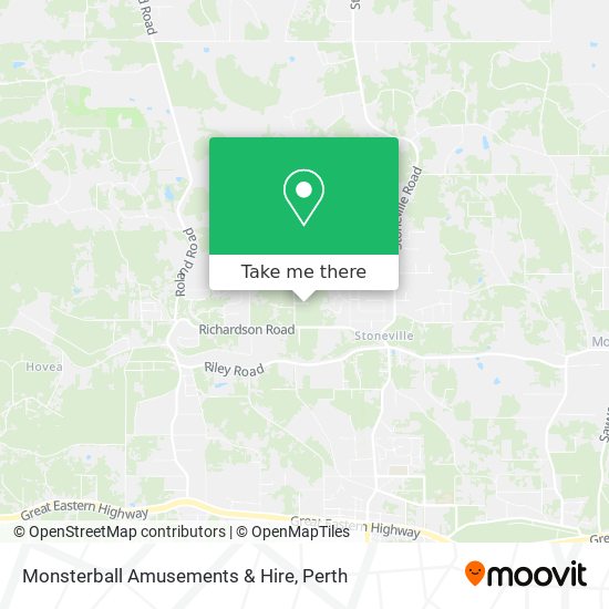 Monsterball Amusements & Hire map