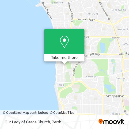 Our Lady of Grace Church map