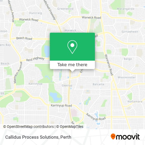 Callidus Process Solutions map