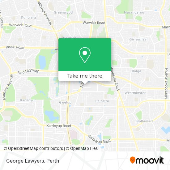 George Lawyers map