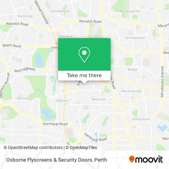 Osborne Flyscreens & Security Doors map