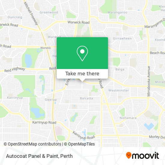 Autocoat Panel & Paint map